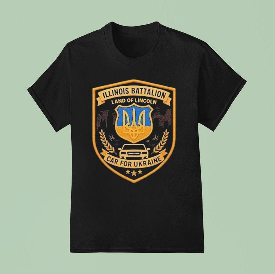 50 States For Ukraine Illinois Battalion Shirt