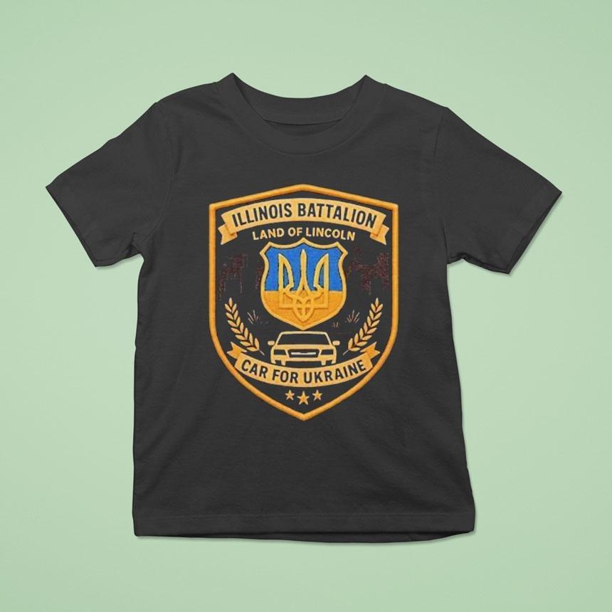 50 States For Ukraine Illinois Battalion Shirt