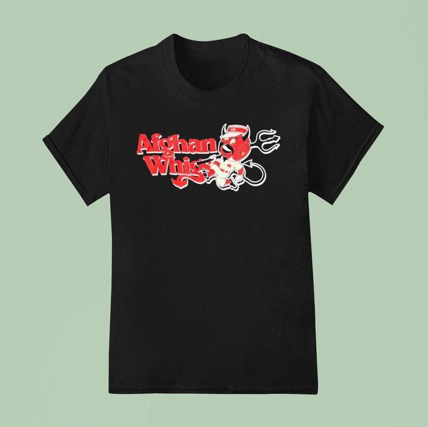Afghan Whigs Baller Devil Cincinnati Reds Mascot Shirt