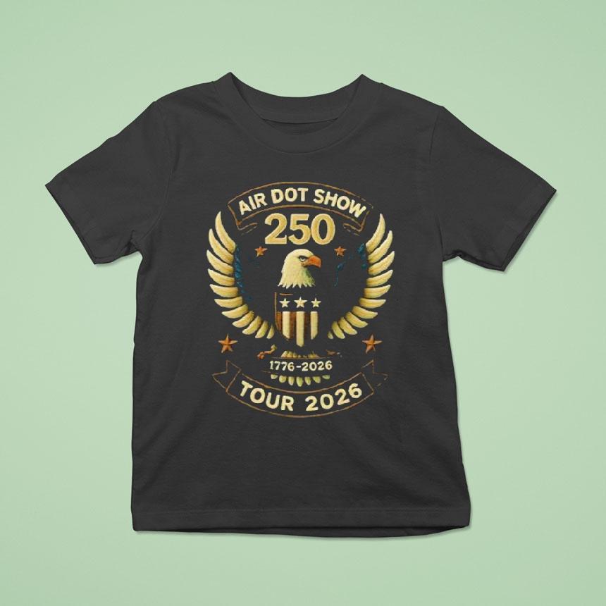 Air Dot Show 250 1776 2026 Tour 2026 Eagle Shirt