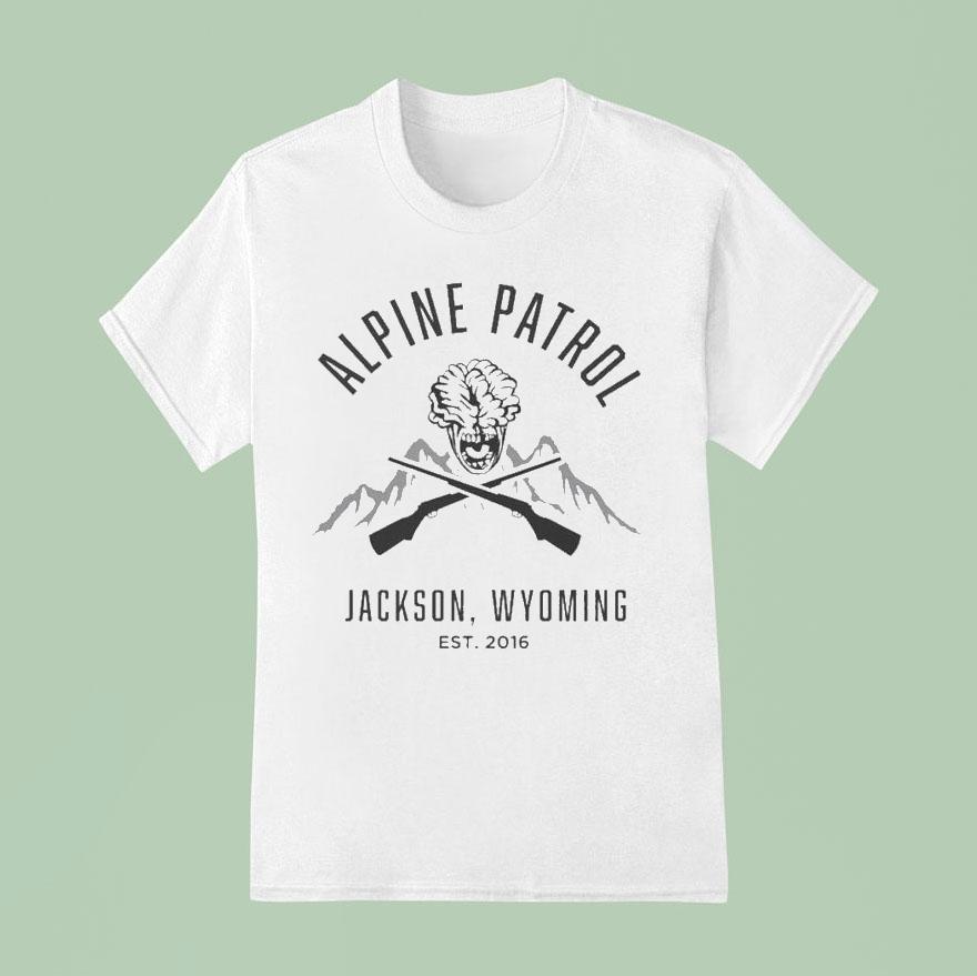 Alpine Patrol Jackson Wyoming Est 2016 Shirt