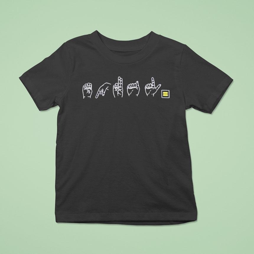 American Sign Language Asl Equal Human Rights Campaign Shirt