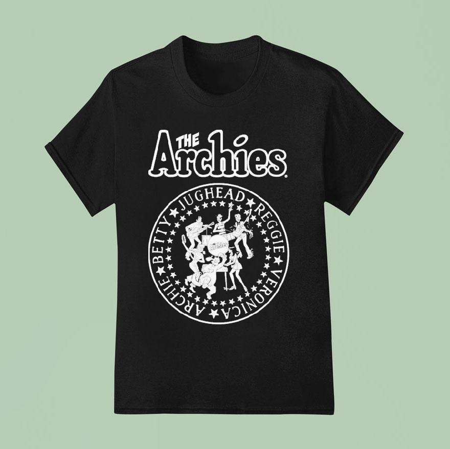 Archie, Betty, Veronica, Reggie, Jughead And Hot Dog Jughead Shirt