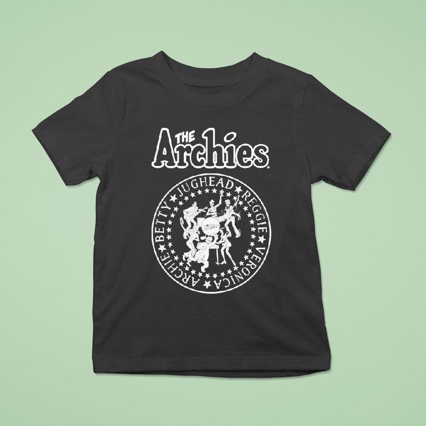 Archie, Betty, Veronica, Reggie, Jughead And Hot Dog Jughead Shirt