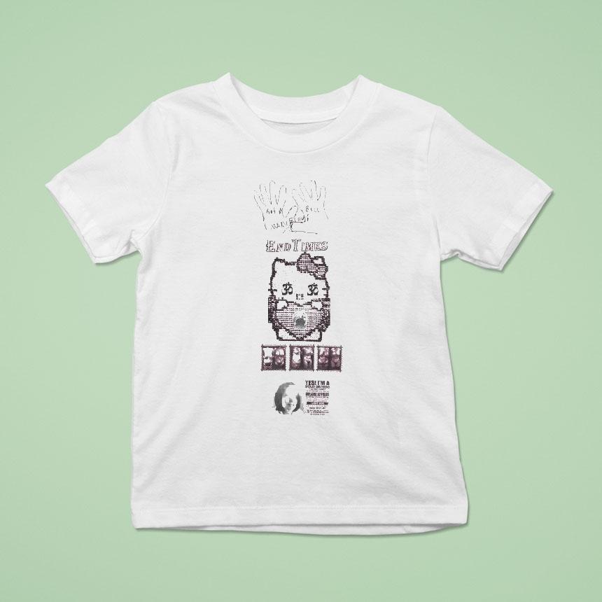 Ashley Williams End Times Awesome Boyfriend I Love Him Mess With Me Hello Kitty Shirt
