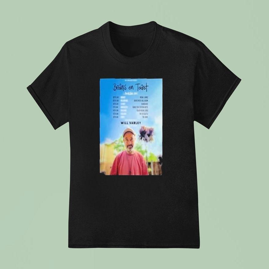 Beans On Toast Australia 2026 Tour Shirt