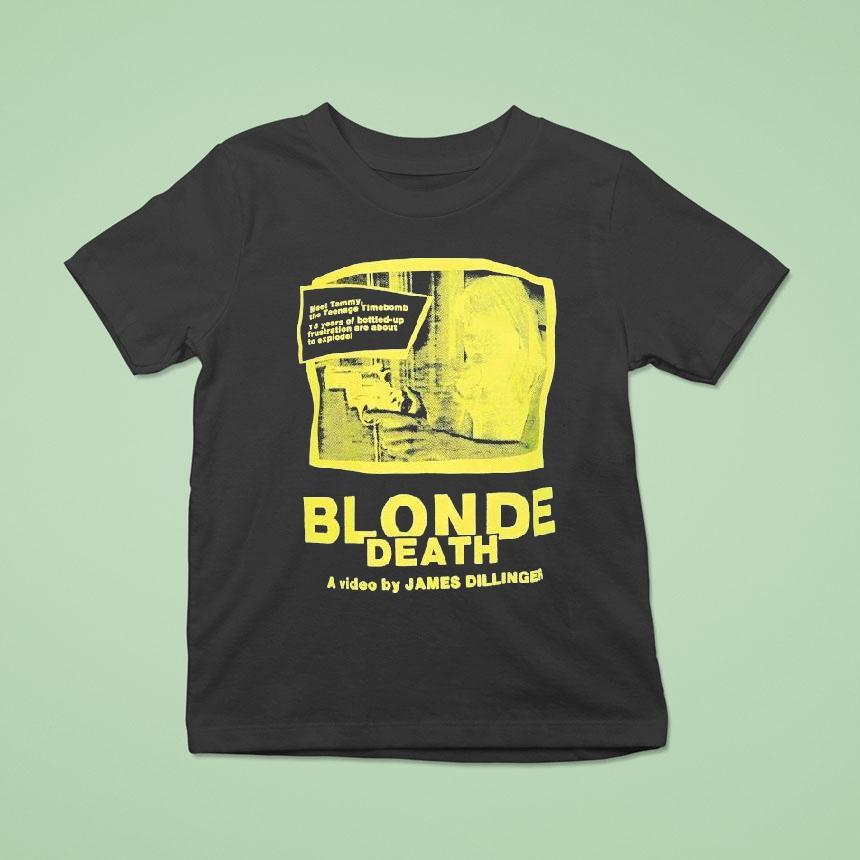Blonde Death Bleeding Skull Shirt