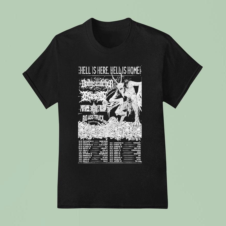 Bodysnatcher Ingested The Hell Is Here Hell Is Home Tour 2026 Shirt