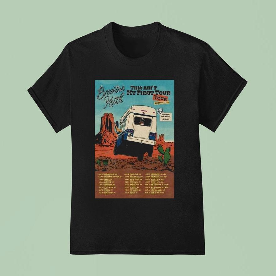Braxton Keith This Ain’t My First 2026 Tour Dates Shirt
