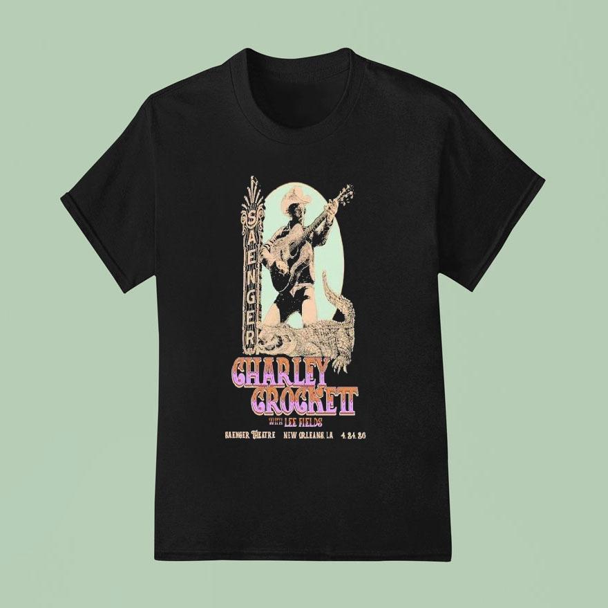 Charley Crockett New Orleans La April 24 2026 Gator Shirt