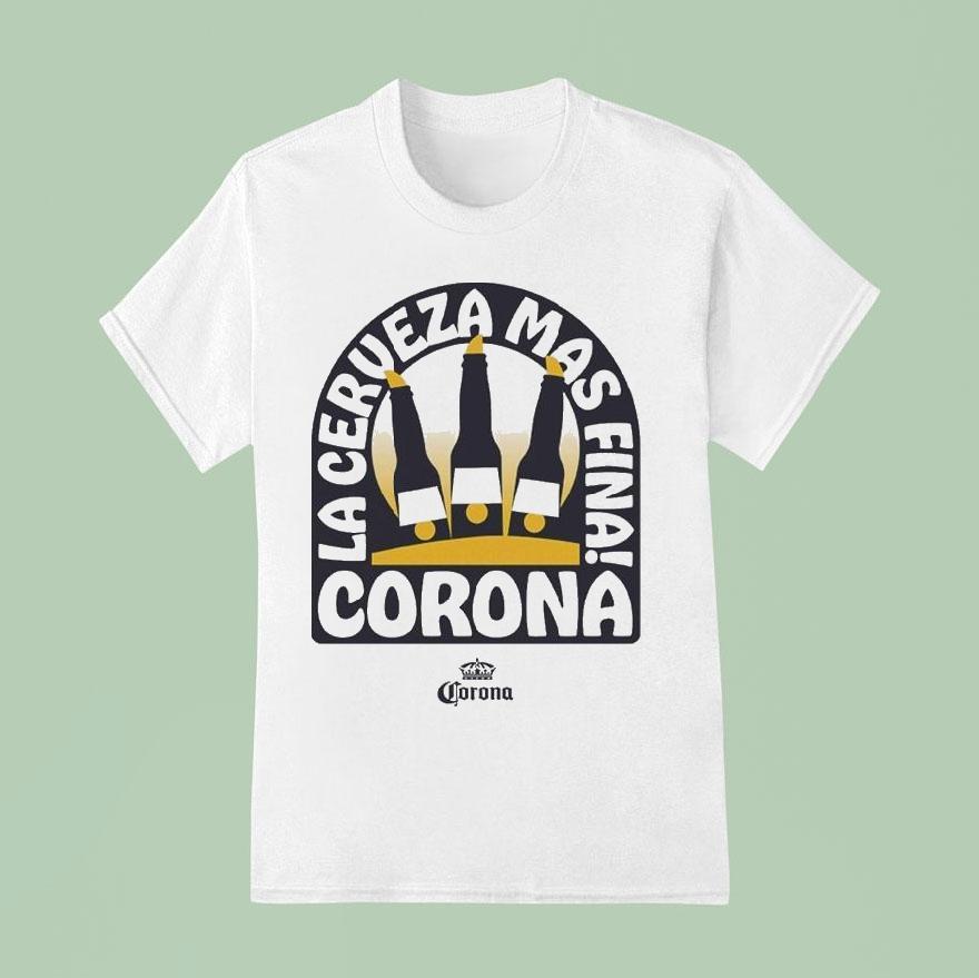 Corona La Cerveza Mas Fina Beach Bum Shirt