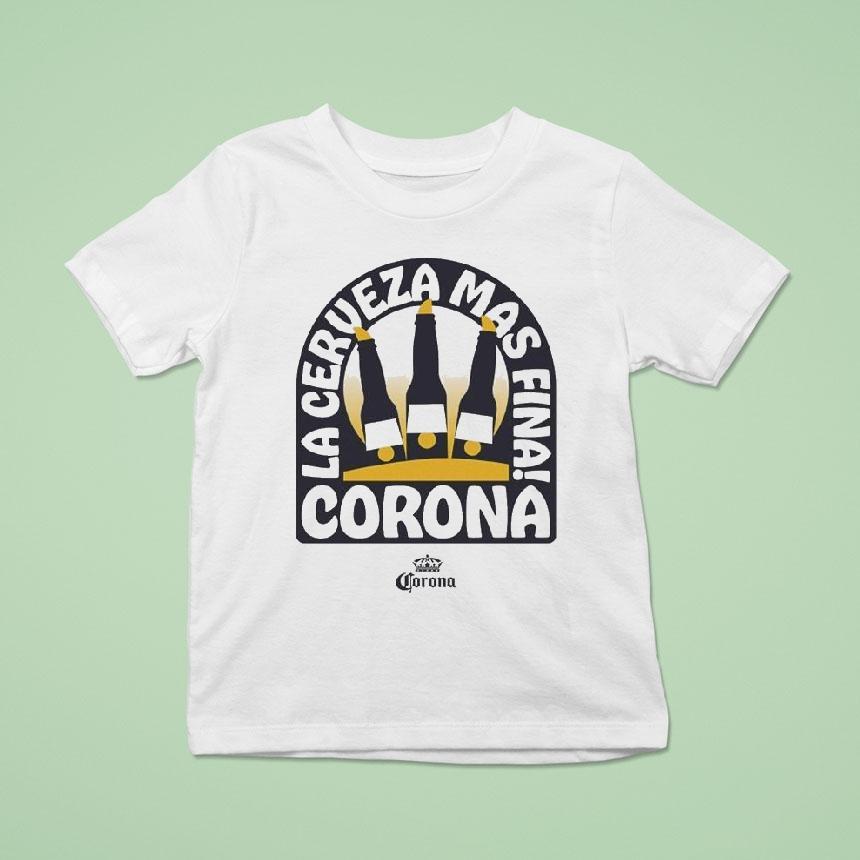 Corona La Cerveza Mas Fina Beach Bum Shirt