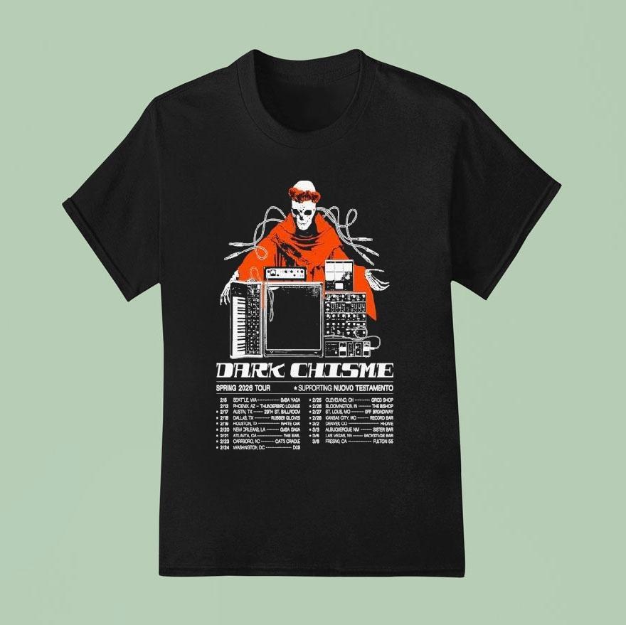 Dark Chisme Spring 2026 Tour Dates Skeleton Shirt
