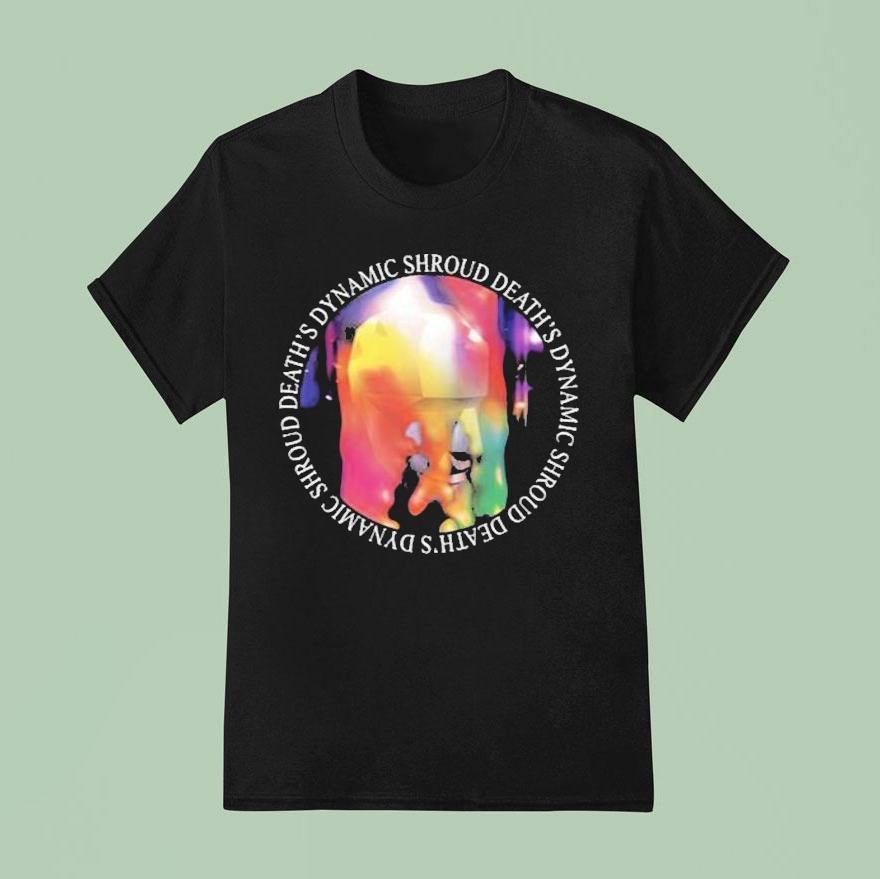 Deaths Dynamic Shroud Heavy Black Heart Shirt