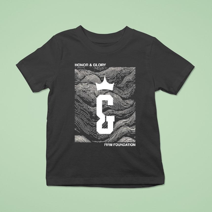 Disciple Honor Glory Firm Foundation Waves Shirt