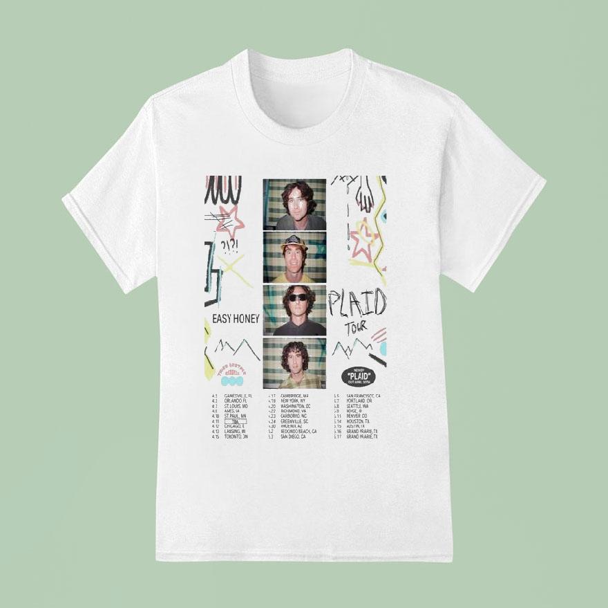Easy Honey Plaid Tour 2026 Shirt