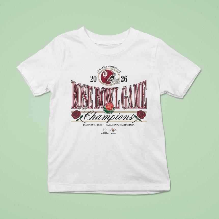 Indiana Hoosiers 2026 Rose Bowl Champions Cfp Shirt