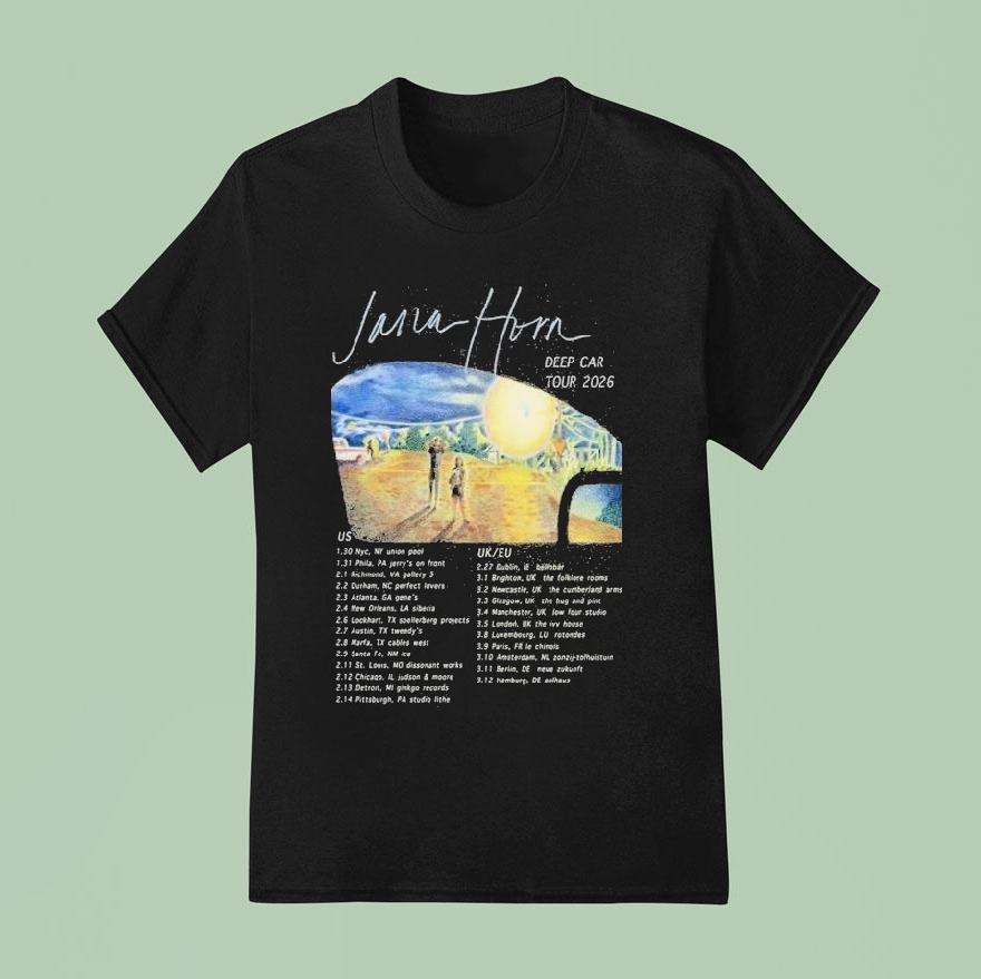 Jana Horn Deep Car Tour 2026 Dates Shirt