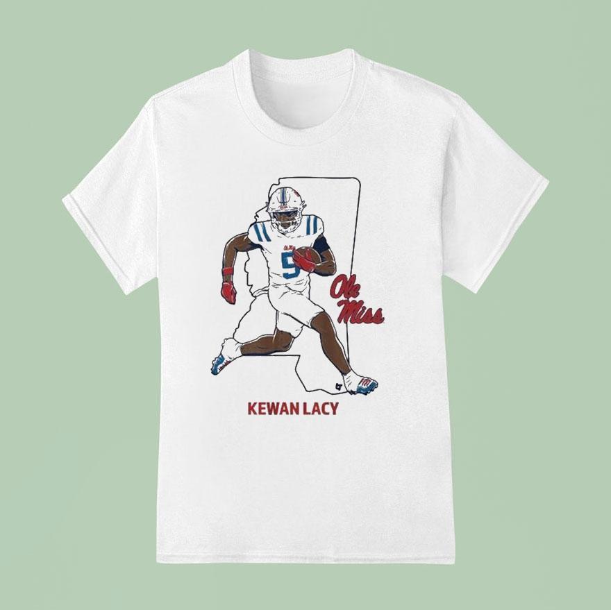 Kewan Lacy State Star Ole Miss Rebels Shirt