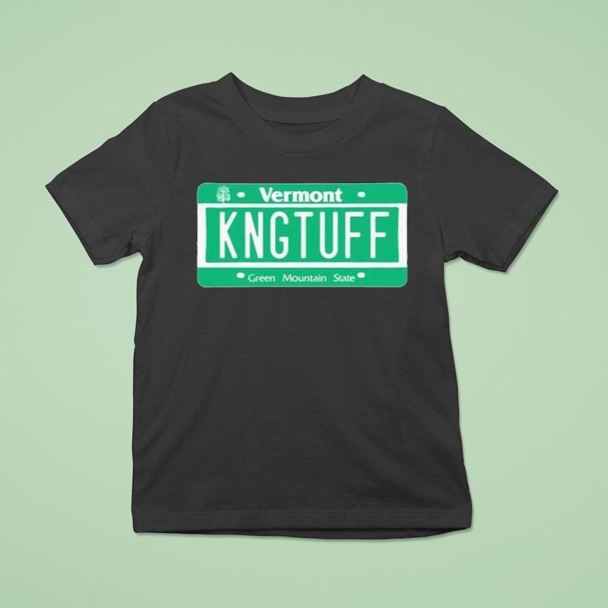 King Tuff Vt License Plate Shirt