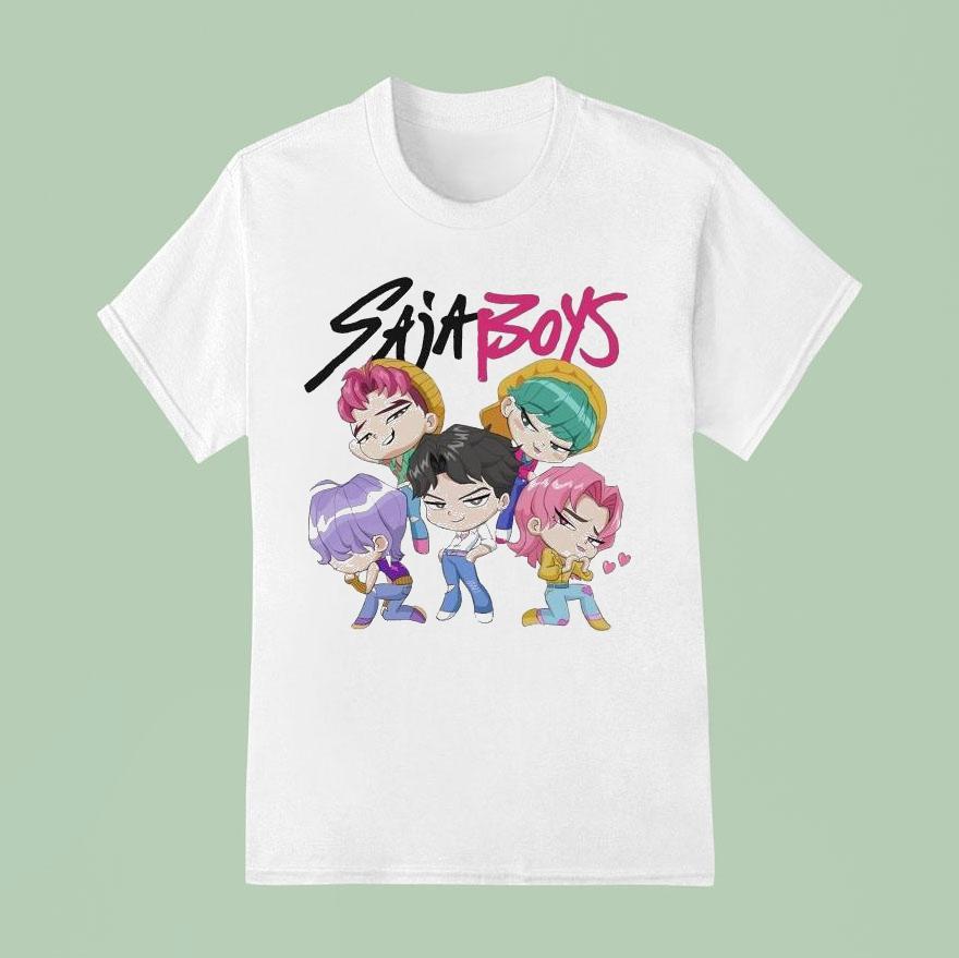 Kpop Demon Hunters Saja Boys Chibi Shirt