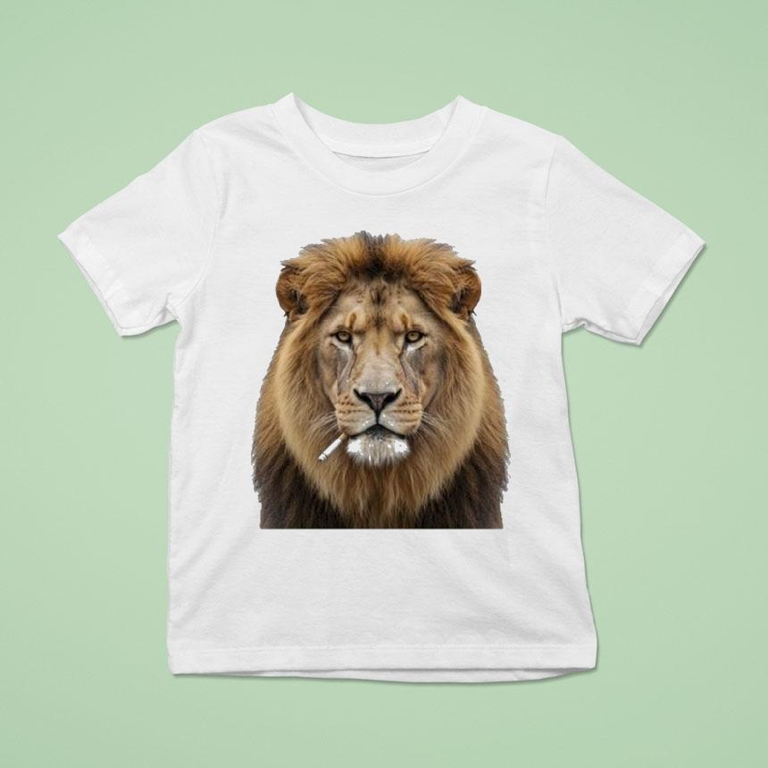 Lion Smoking Cigarette Shirt
