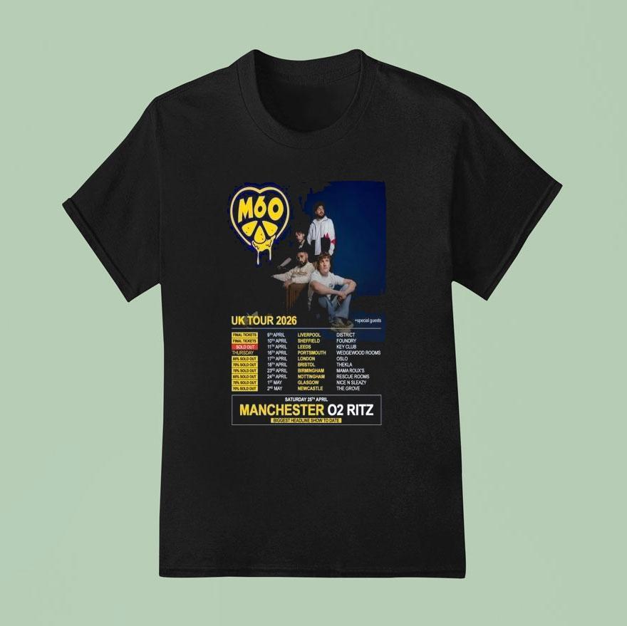 M60 02 Ritz Uk Tour 2026 Shirt