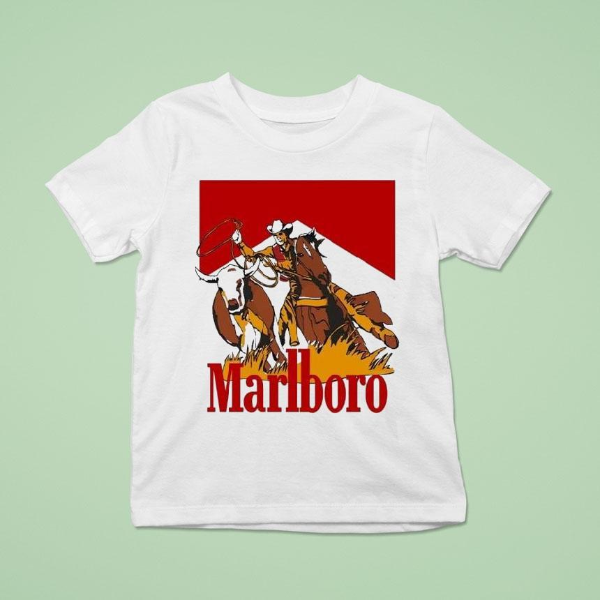 Marlboro Hunting Cowboy Cigarettes Shirt
