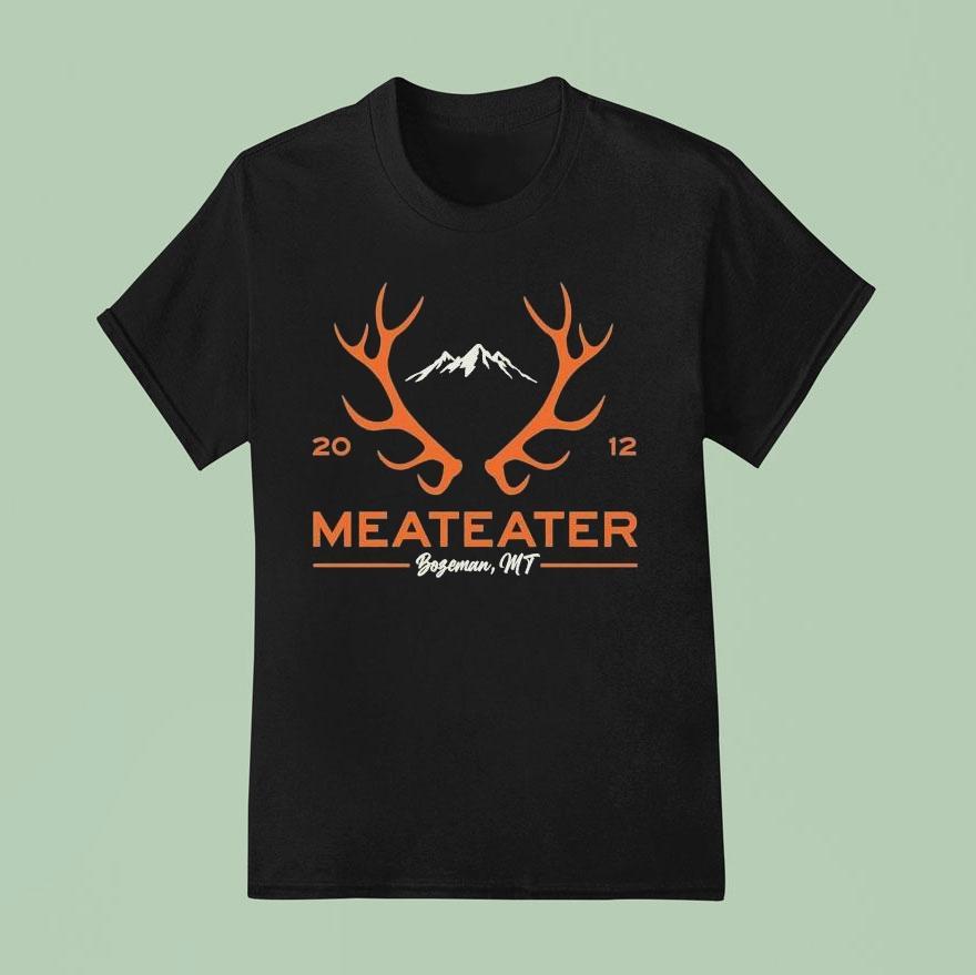 Meateater Elk Antlers Bozeman Mt 2012 Shirt