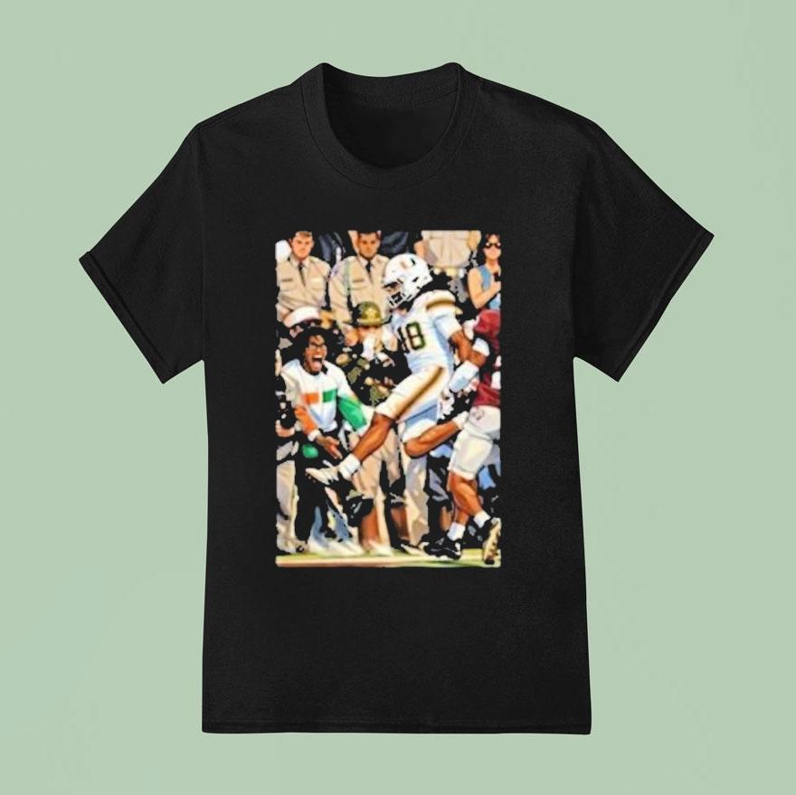 Miami Hurricanes College Football Touchdown Celebration Game Day Shirt