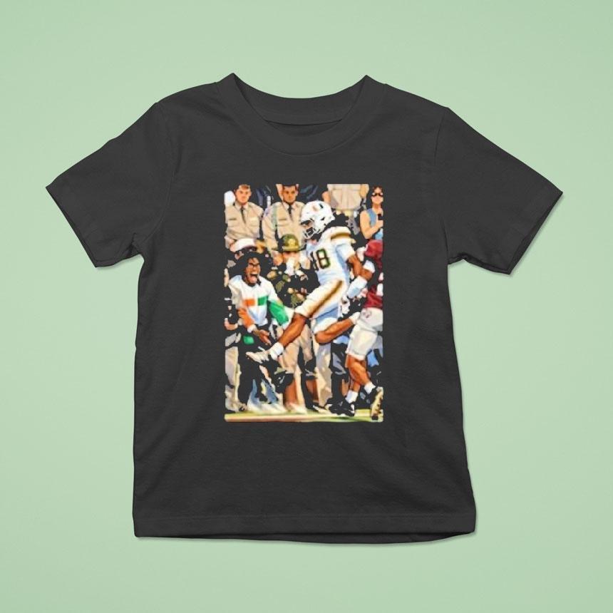 Miami Hurricanes College Football Touchdown Celebration Game Day Shirt