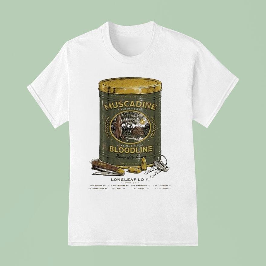 Muscadine Bloodline X Soundwaves Creative F1 Longleaf Lofi Tour 2026 Shirt