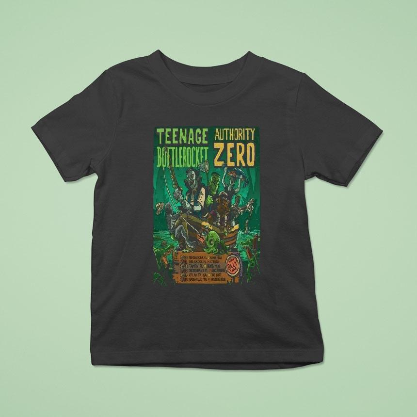 Nage Bottlerocket Authority Zero 2026 Us Tour Shirt