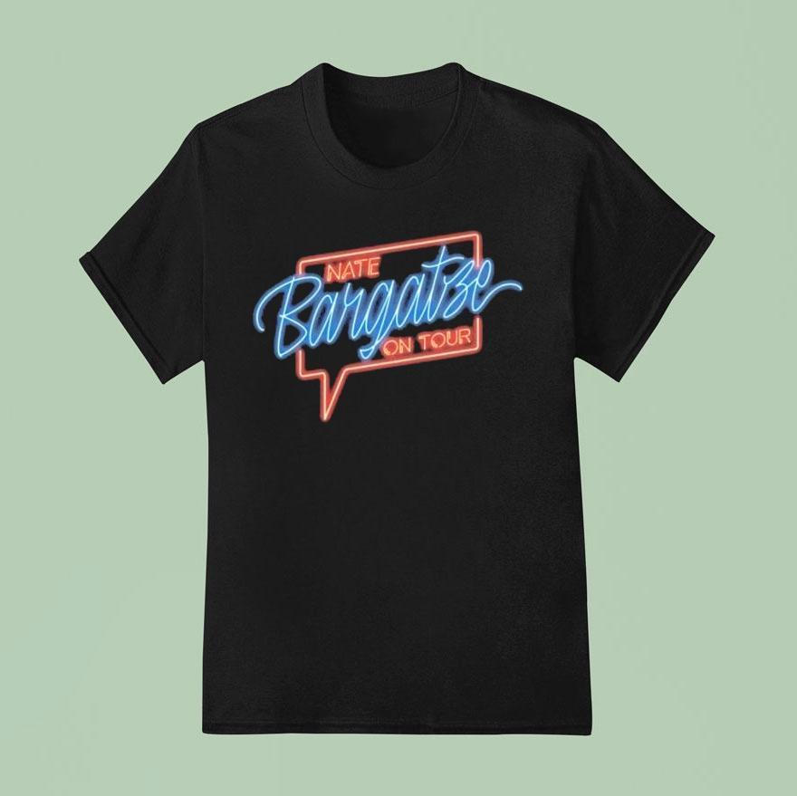 Nate Bargatze On Tour Neon Sign Shirt