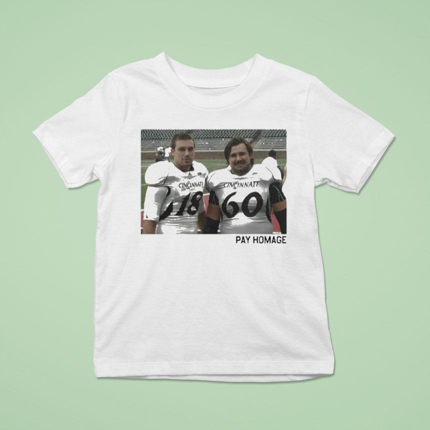 New Heights Cincinnati Bearcats Kelce Brothers Pay Home Shirt