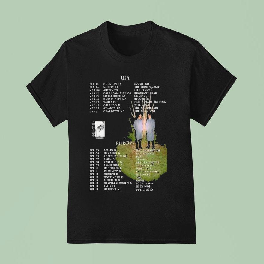 Nite Usa Europe Tour 2026 Dates Shirt