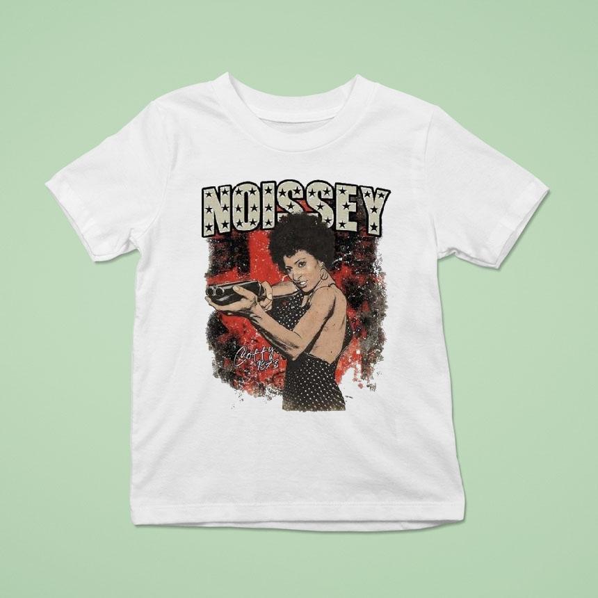 Noissey Coffy Retro Movie Character Print Shirt