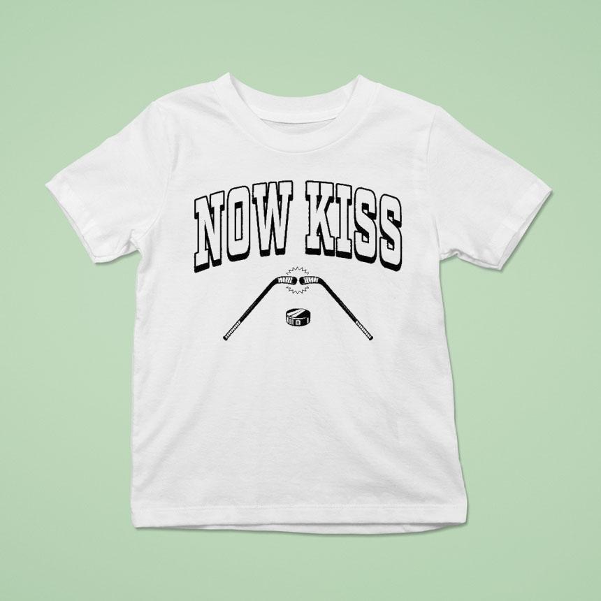Now Kiss Hockey Shirt