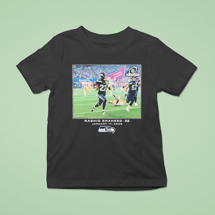 Rashid Shaheed Seattle Seahawks Jan 17 2026 Nfl Flash Features Shirt