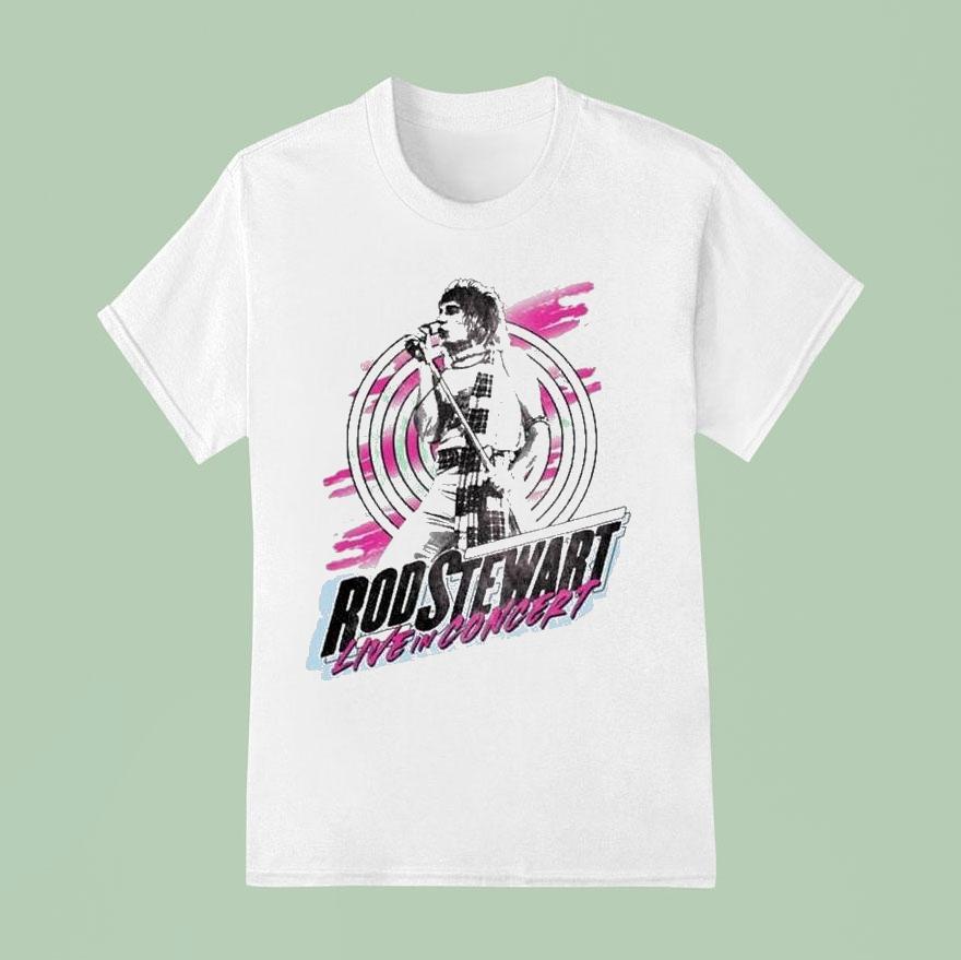 Rod Stewart Live In Concert Shirt