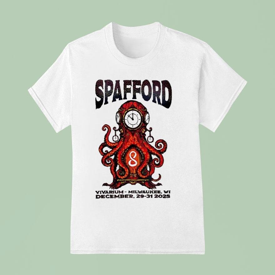Spafford Dec 29-31 2025 At Vivarium Milwaukee Wi Shirt