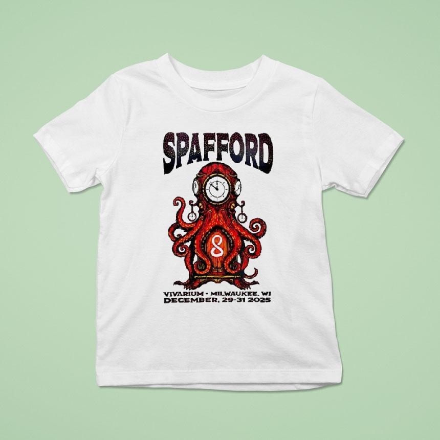 Spafford Dec 29-31 2025 At Vivarium Milwaukee Wi Shirt