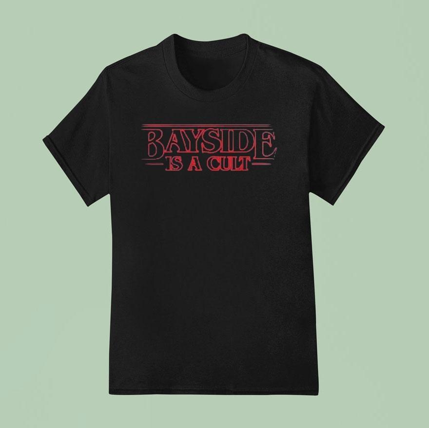 Stranger Things X Bayside Is A Cult Logo Shirt