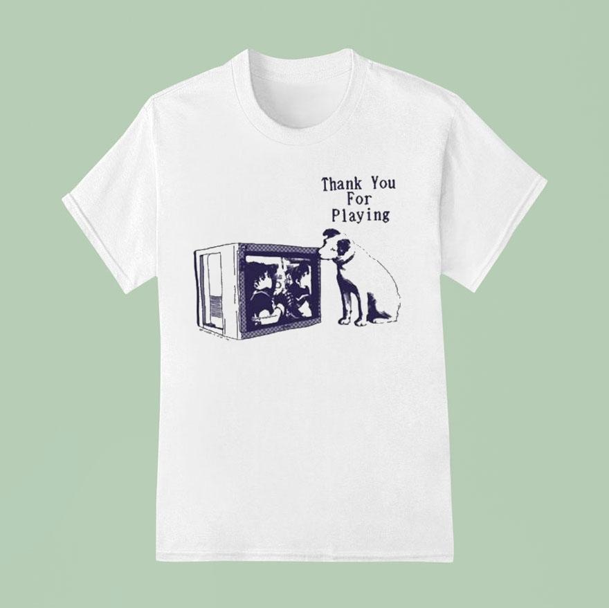 Thank You For Playing Congratulations Dog Shirt