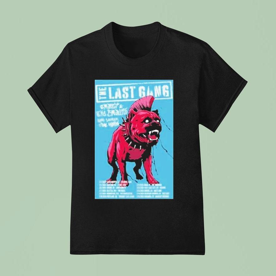 The Last Gang March 2026 Tour Bulldog Shirt