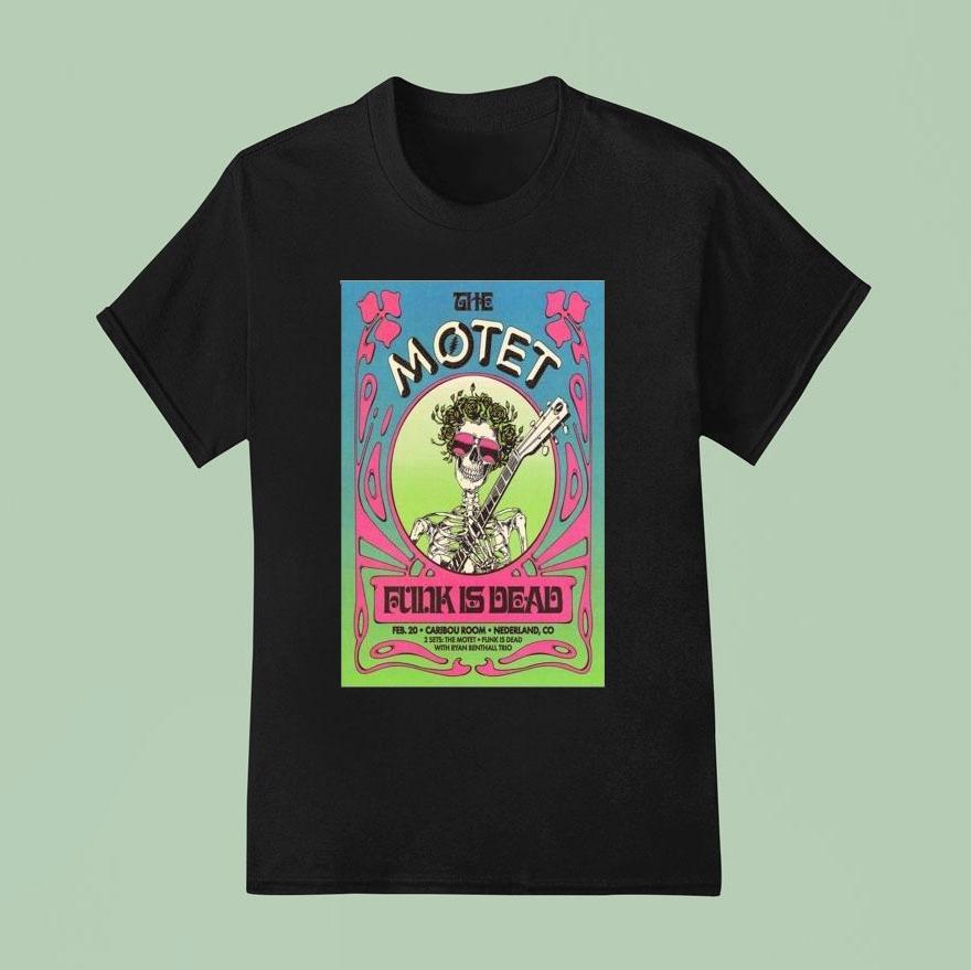 The Motet February 20 2026 Nederland, Co Skeleton Shirt