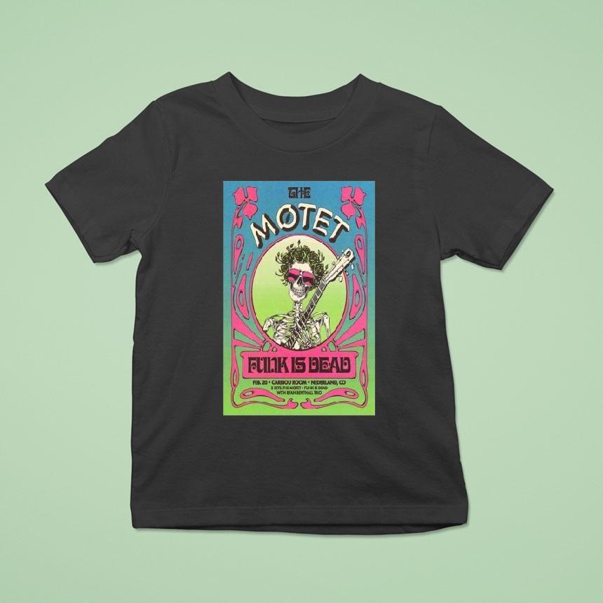 The Motet February 20 2026 Nederland, Co Skeleton Shirt