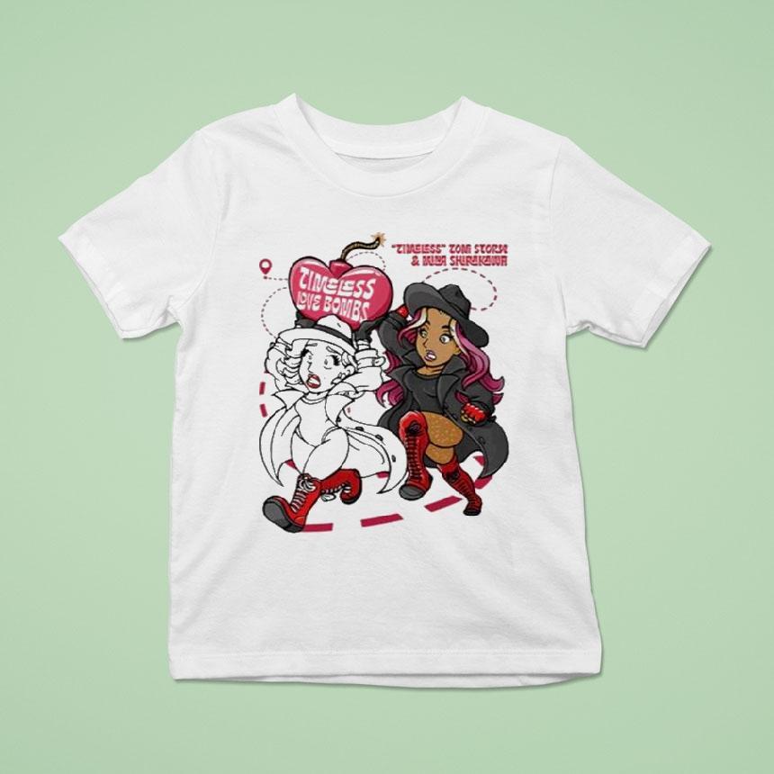 The Timeless Love Bombs Bombing Run Kids Shirt