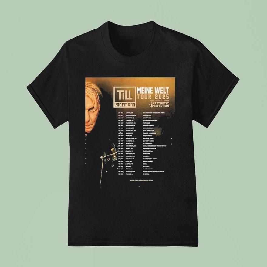 Till Lindemann Meine Welt Tour 2025 Shirt