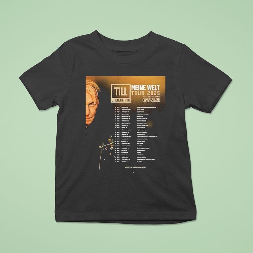 Till Lindemann Meine Welt Tour 2025 Shirt